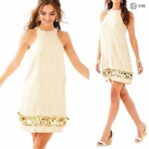 Lilly Pulitzer Diedra Dress in Tidal Wave Jacquard NWT